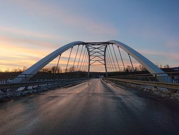 View of bridge against sky during sunset