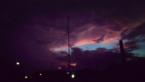 Low angle view of cloudy sky