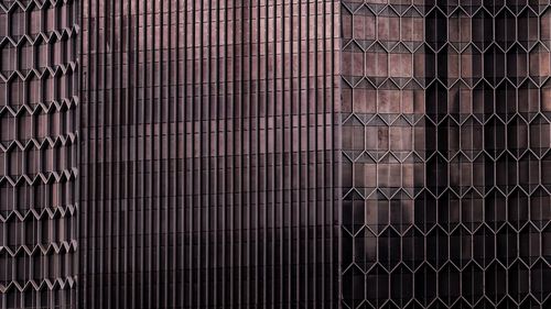 Full frame shot of modern built structure