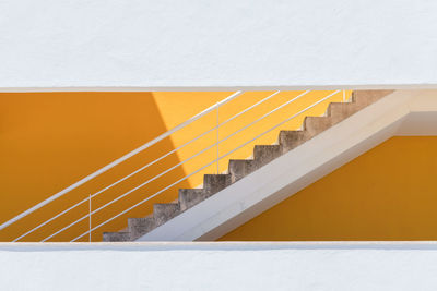 Low angle view of staircase in building