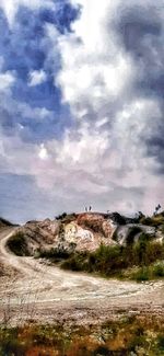 Scenic view of landscape against sky