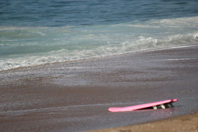 View of surf on beach