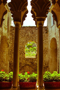 Interior of building