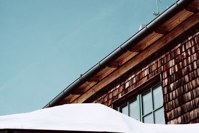 Low angle view of building against sky