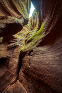 View of rock formations