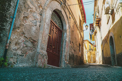 Entrance of old building