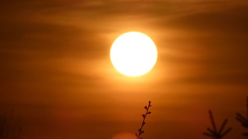 Scenic view of sunset sky