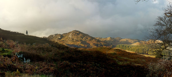 Panoramic view of landscape against sky