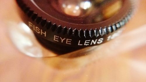 Close-up of text on wall