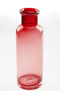 Close-up of red over white background