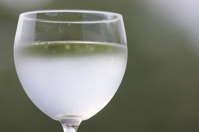 Close-up of drink in glass