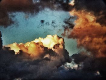 View of cloudy sky