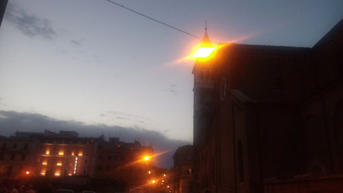Scenic view of sky during sunset