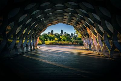 Road in city against sky