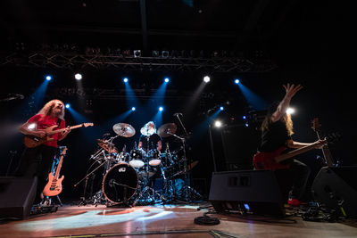 Group of people at concert