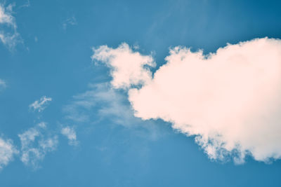 Low angle view of clouds in sky