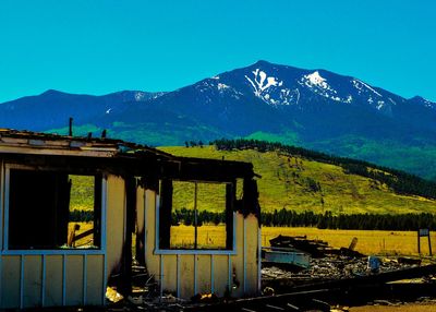 Scenic view of mountains