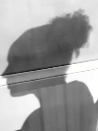 Shadow of window on wall