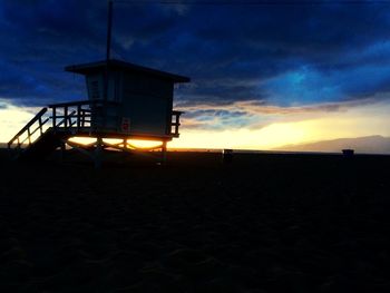 Scenic view of sunset over sea