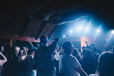 Crowd at music concert