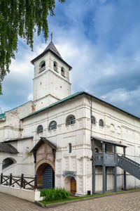 Low angle view of church against sky