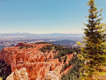 Scenic view of mountain against sky