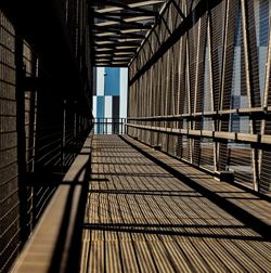 Walkway in sunlight