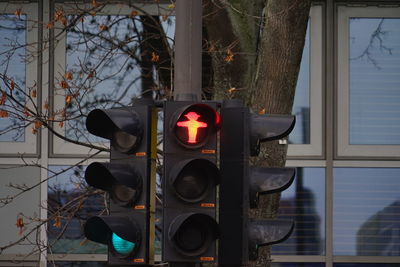 View of traffic signal