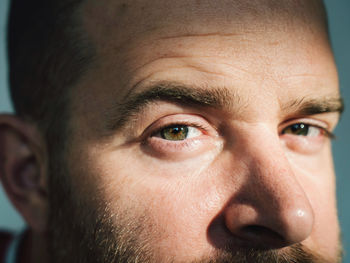 Close-up portrait of mature man