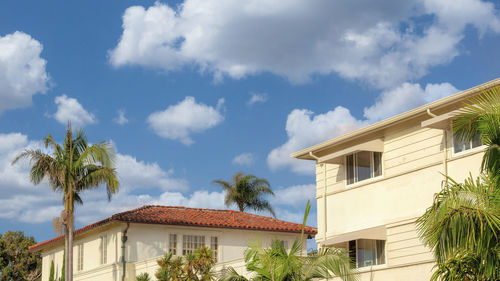 Low angle view of building against sky