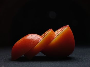 Close-up of heart shapes on table