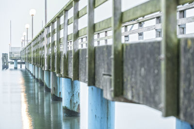 Pier on sea