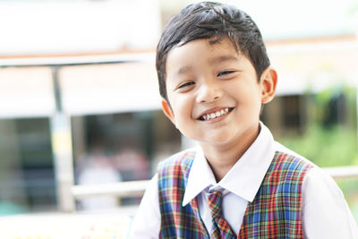 Portrait of smiling boy