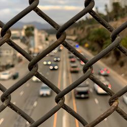 Close-up of chainlink fence