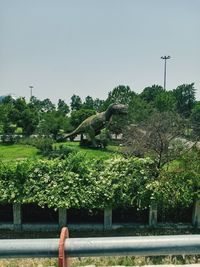 View of an animal against the sky