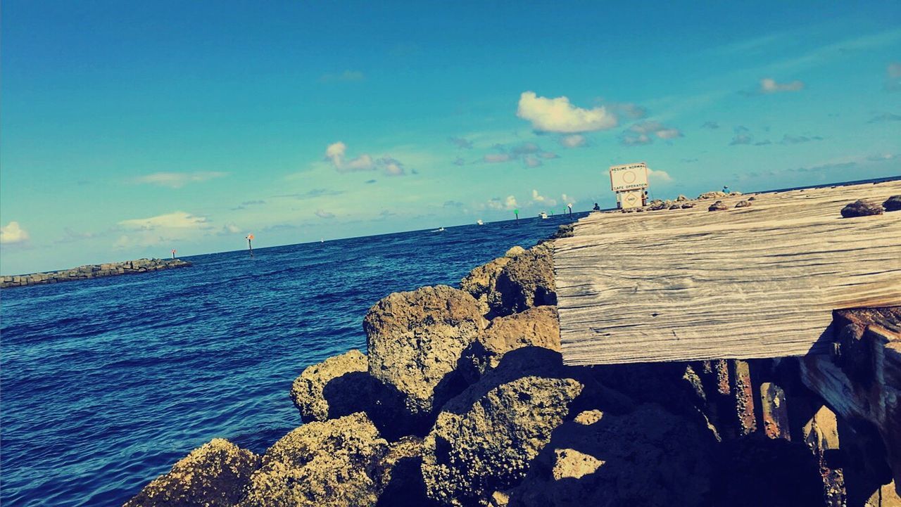 VIEW OF SEA AGAINST SKY