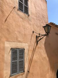 Low angle view of building against sky