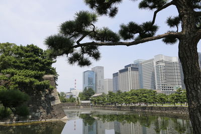 View of city against sky