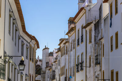 Low angle view of buildings against sky