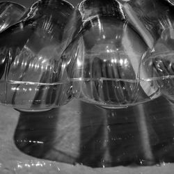 Full frame shot of drinking glass