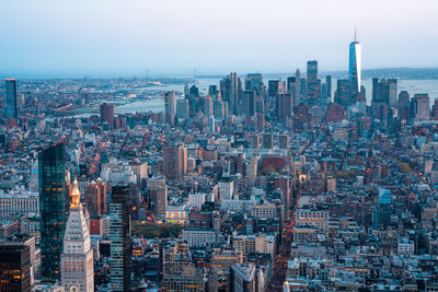 Aerial view of cityscape