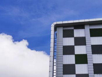 Low angle view of building against sky