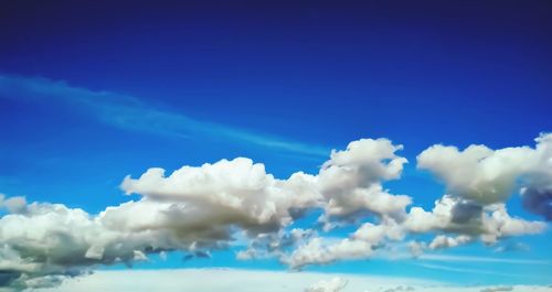 Low angle view of clouds in sky