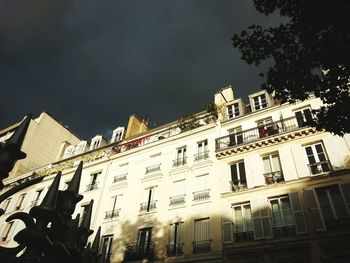 Low angle view of building against sky