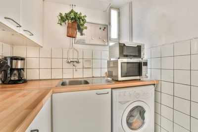 Interior of kitchen