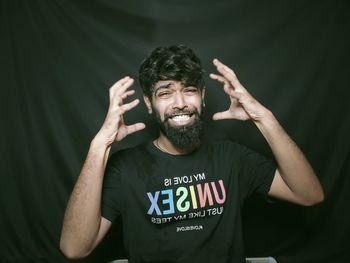 Portrait of a smiling young man