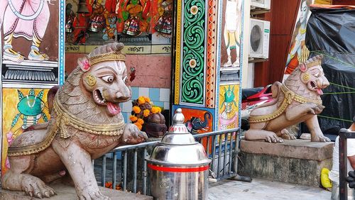 Statue in temple