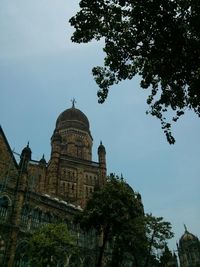Low angle view of temple