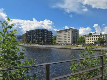 River with buildings in background