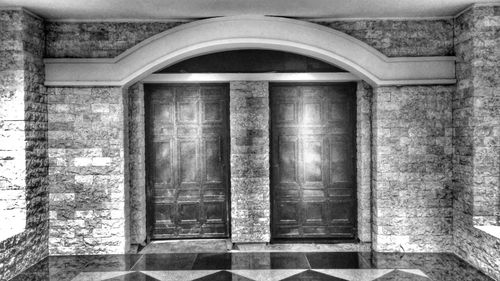 Entrance of old building